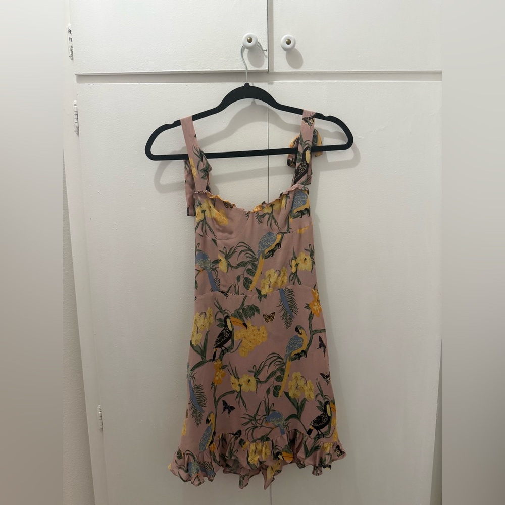 Reformation Fun Tropical Mini Dress - Multicolor Size 2